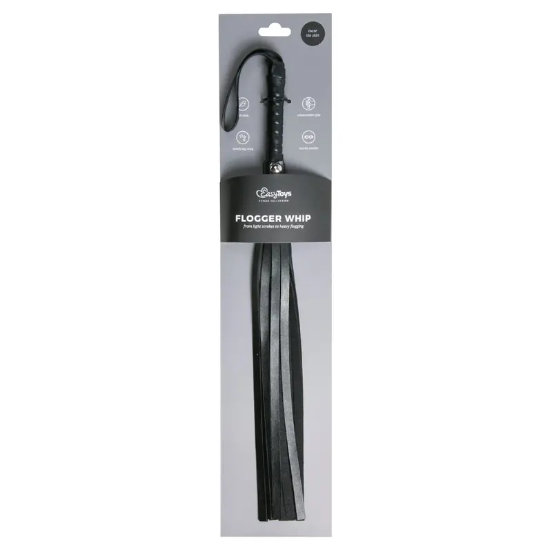 Fetish Collection Flogger Whip Leather. 1