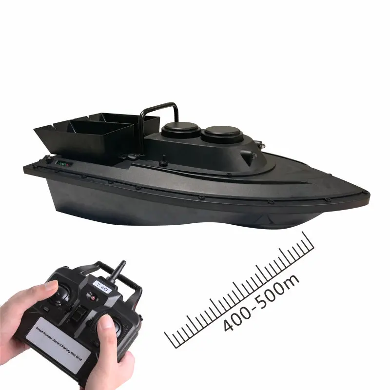 Fishing Tool Smart Rc Bait Boat Toys Dual Motor Fish Finder Ship For Fishing Boat Remote Control 500M Fishing Boats Speed A Boat 1