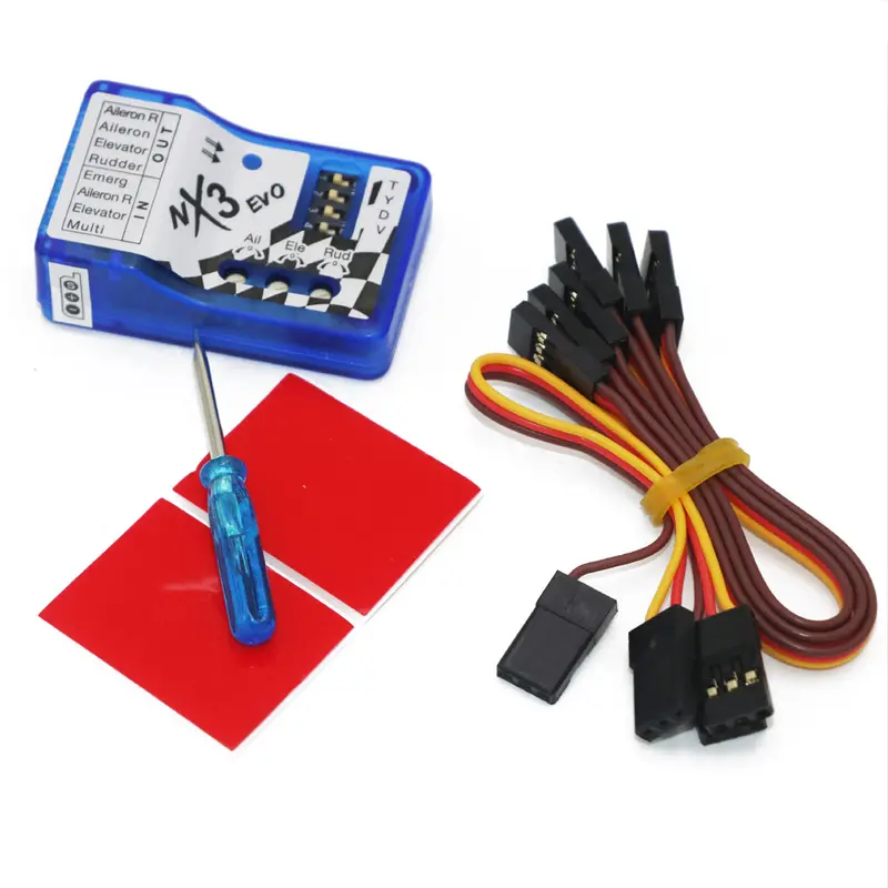 Fixed-Wing Flight Gyro Balancer Nx3 Evo Flight Controller Board Stabilization Controller For 3D 2D Flight 1