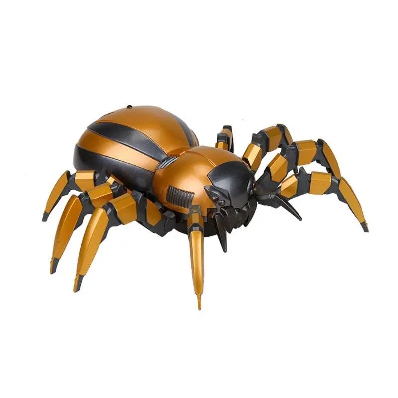 Fk502a Lifelike 4Ch Remote Control Mechanical Spider Cool Led Lights On Eyes Sounds Toy For Kids 2