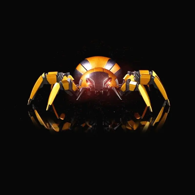 Fk502a Lifelike 4Ch Remote Control Mechanical Spider Cool Led Lights On Eyes Sounds Toy For Kids 95Ae 1