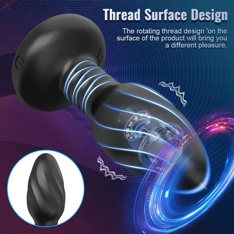 Flash Anal Plug Vibrator Remote Control Butt Plug. 1