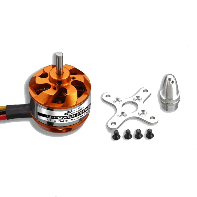 Flash Hobby D2822 1100Kv 1450Kv 1800Kv 2600Kv 2-3S Brushless Motor For Rc Airplane 1