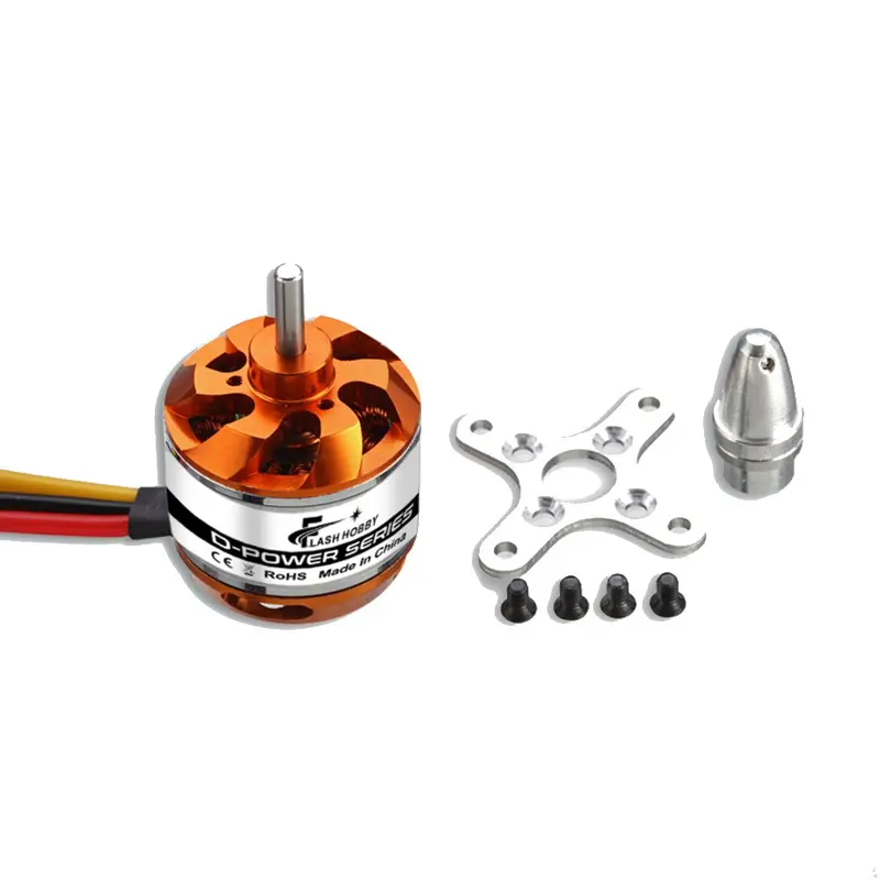 Flash Hobby D2826 930Kv 1000Kv 1400Kv 2200Kv 2-3S Brushless Motor For Rc Airplane 1