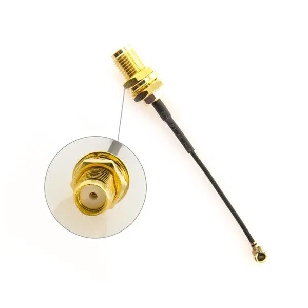 Flexible Sma Female To Ufl Rf Adapter Connector Cable 50Mm 1