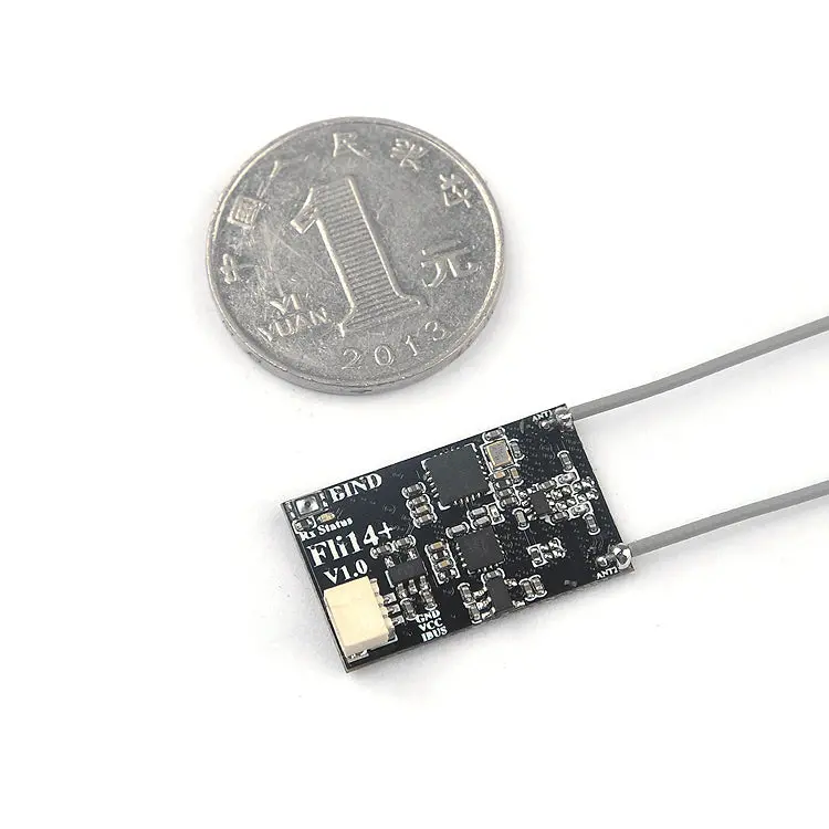Fli14+14Ch Mini Receiver Compatible For Flysky Afhds-2A With Pa Osd Output For Fs-I6 Fs-I10 Transmitter Rc Drone Quadcopter 1.7G 1