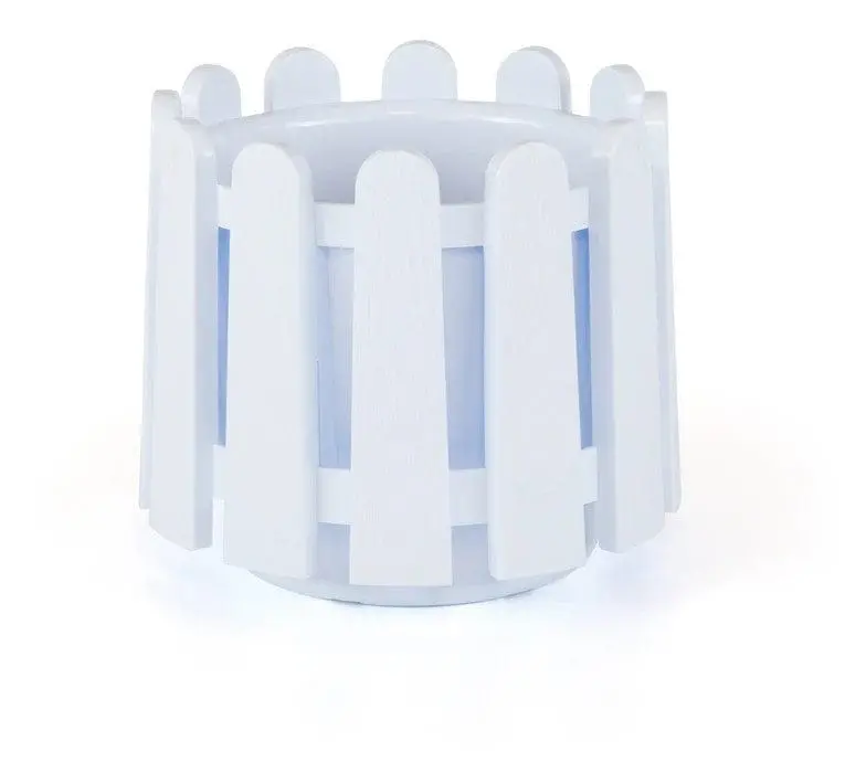 Flower Pot (White) 9" 1