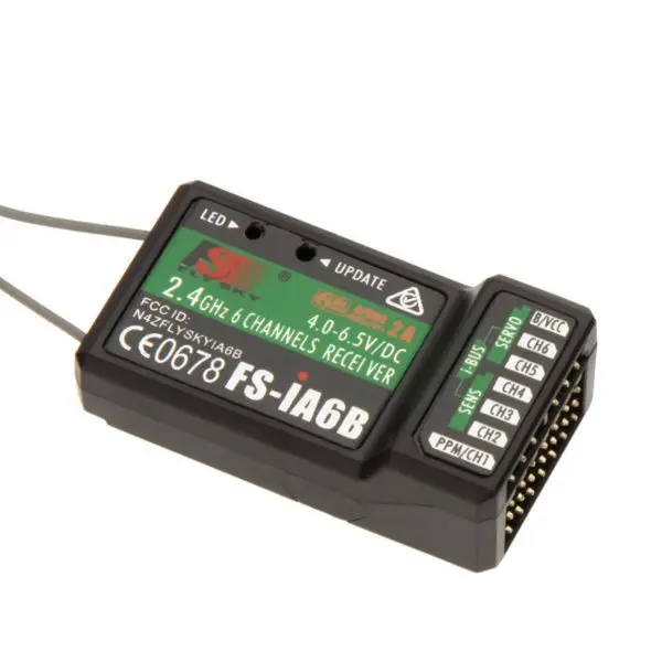 Flysky 2.4G 6Ch Fs-Ia6b Receiver Ppm Output With Ibus Port 1