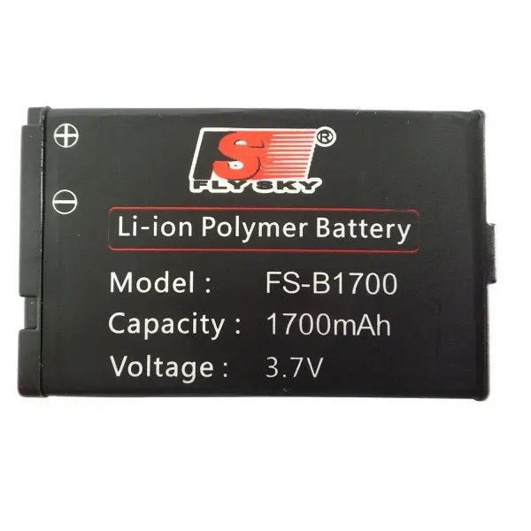 Flysky Ba1700 1700Mah 3.7V Li-Ion Polymer Battery For Fs-I10 Ct2b Gt3c 1
