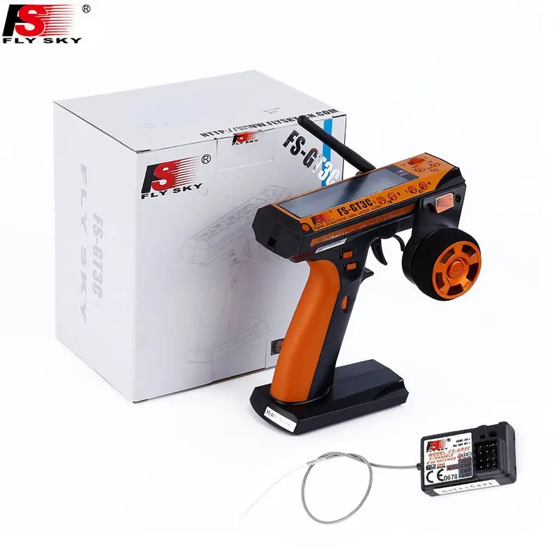 Flysky Fs-Gt3c Gt3c Transmitter Remote Control With Gr3e Receiver For Rc Car Truck Crawler Jeep Boat 4Wd 1