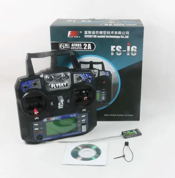 Flysky Fs-I6 Afhds 2A 2.4Ghz 6Ch Radio System Transmitter Receiver For Rc Plane 1