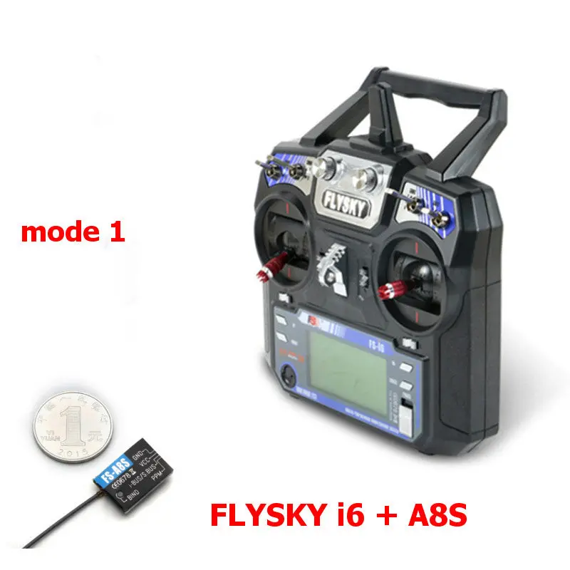 Flysky Fs-I6 Fs I6 2.4G 6Ch Transmitter With Fs-Ia6 Fs-Ia6b Fs-A8s Receiver For Helicopter Airplane Fpv Racing Drone Mode1 Mode2 7