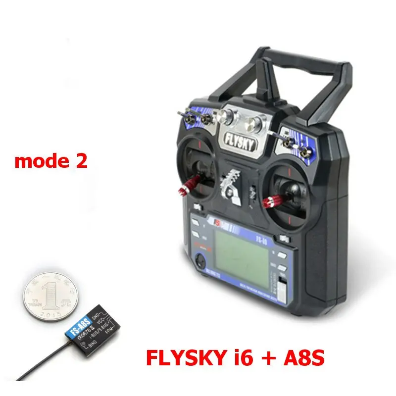 Flysky Fs-I6 Fs I6 2.4G 6Ch Transmitter With Fs-Ia6 Fs-Ia6b Fs-A8s Receiver For Helicopter Airplane Fpv Racing Drone Mode1 Mode2 8