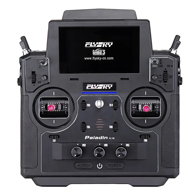 Flysky Fs-Pl18 Paladin 2.4G 18Ch Radio Transmitter With Fs-Ftr10 Receiver Hvga 3.5 Inch Tft Touch Screen For Rc Fpv Racing Drone Airplane Helicopter Vehicle  (Mode 2 (Left Hand Throttle)) 1