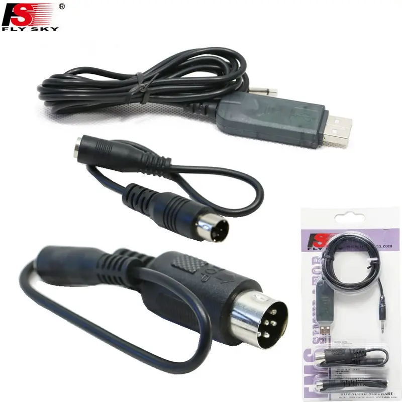 Flysky Fs-Sm100 Rc Usb Flight Simulator With Fms Cable Set For Flysky Fs-I6 I10 I6x Fs-T6 Fs-Ct6b Th9x Rc Fpv Drone Transmitter 1