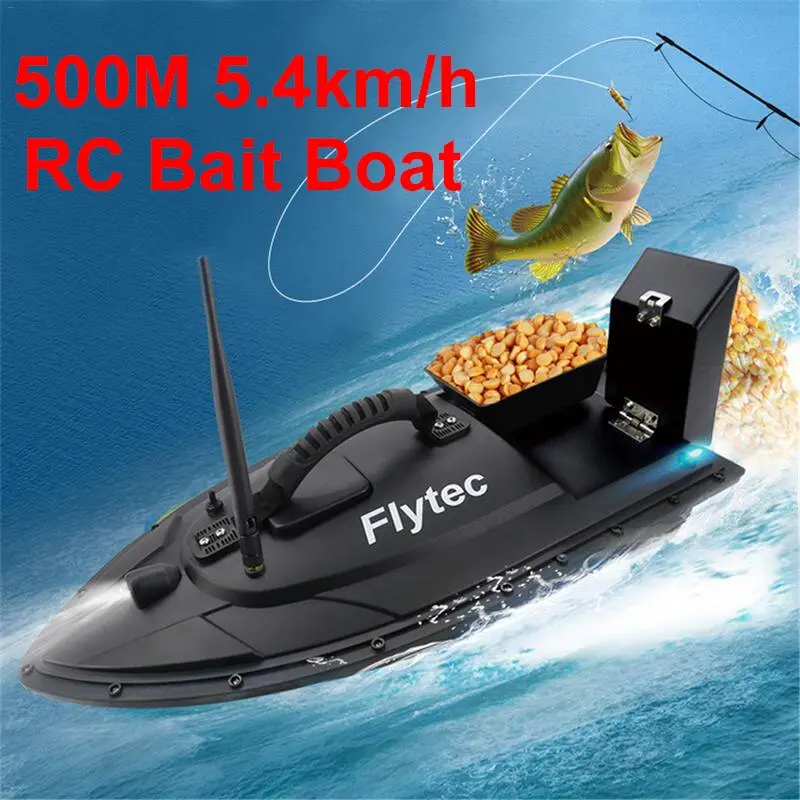 Flytec 2011-5 Fishing Tool Smart Rc Bait Boat Toy Dual Motor Fish Finder Remote Control Fishing Boat Speedboat 500 Meters 1