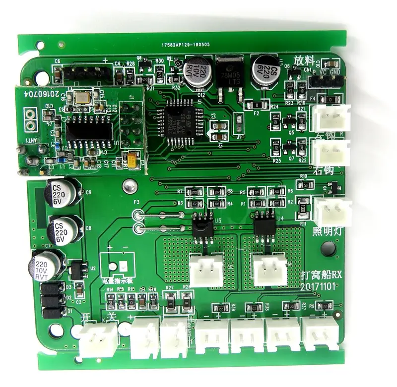 Flytec 2011-5 Generation Fishing Bait Rc Spare Parts Boat Hull Circuit Board 2011-5.010 1