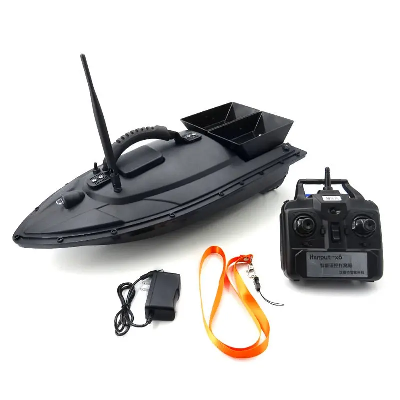 Flytec 2011-5 / V007 / V500 Electric Fishing Bait Rc Boat 500M Remote Fish Finder 5.4Km/H Double Motor Toys Kit / Rtr Version 1