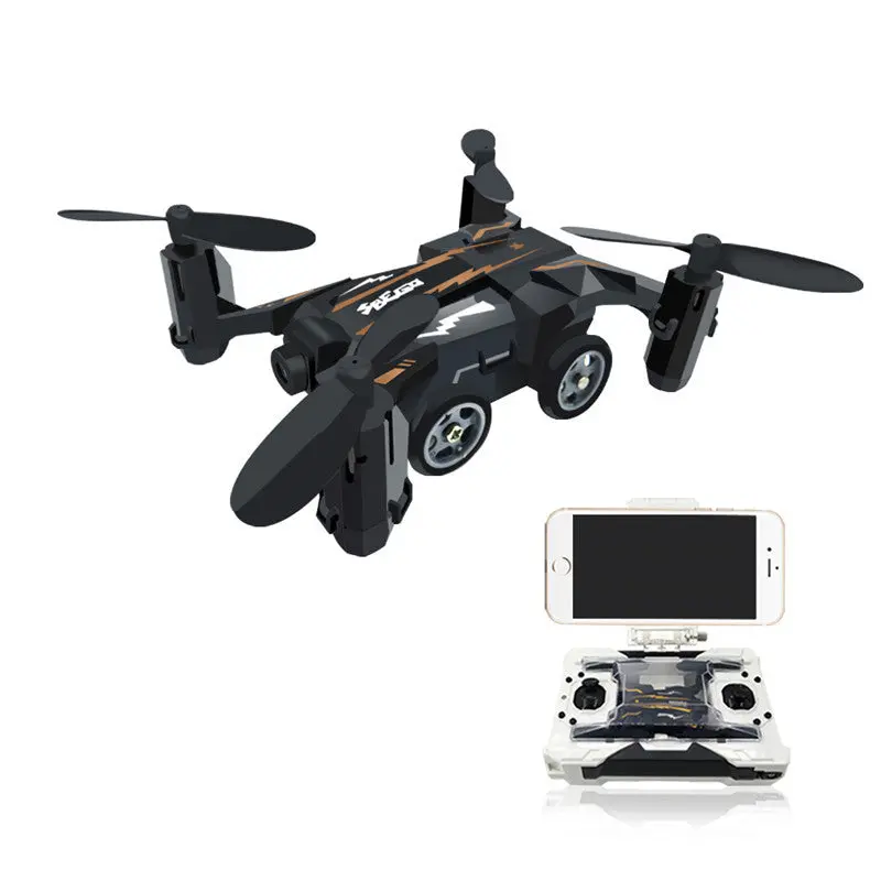 Flytec Sbego 132W 2.4G 4Ch Mini Pocket Fpv Wifi Flying Racing Rc Car 360 Degree Quadcopter Drone 2