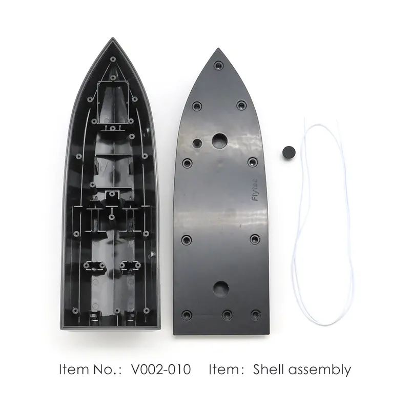 Flytec V002-10 Boat Body Shell For V002 V005 Simulation Crocodile Head Vehicle Models Rc Boat Parts 1
