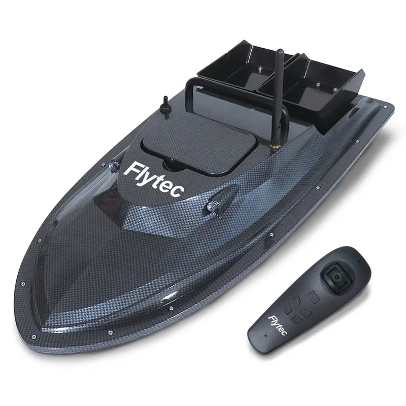 Flytec V007 Rc Fishing Nesting Boat Fixed Speed Cruise Yaw Correction Double-Motor Hull Three-Leaf Paddle Hook Release Line Boat 1
