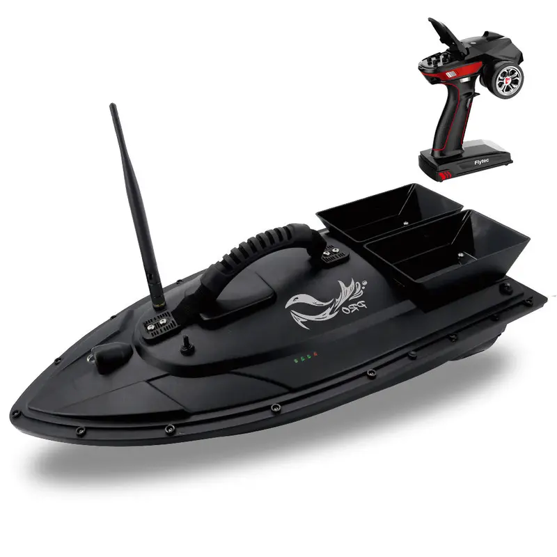 Flytec V500 50Cm Fishing Bait Rc Boat 500M Remote Fish Finder 5.4Km/H Double Motor Toys 1