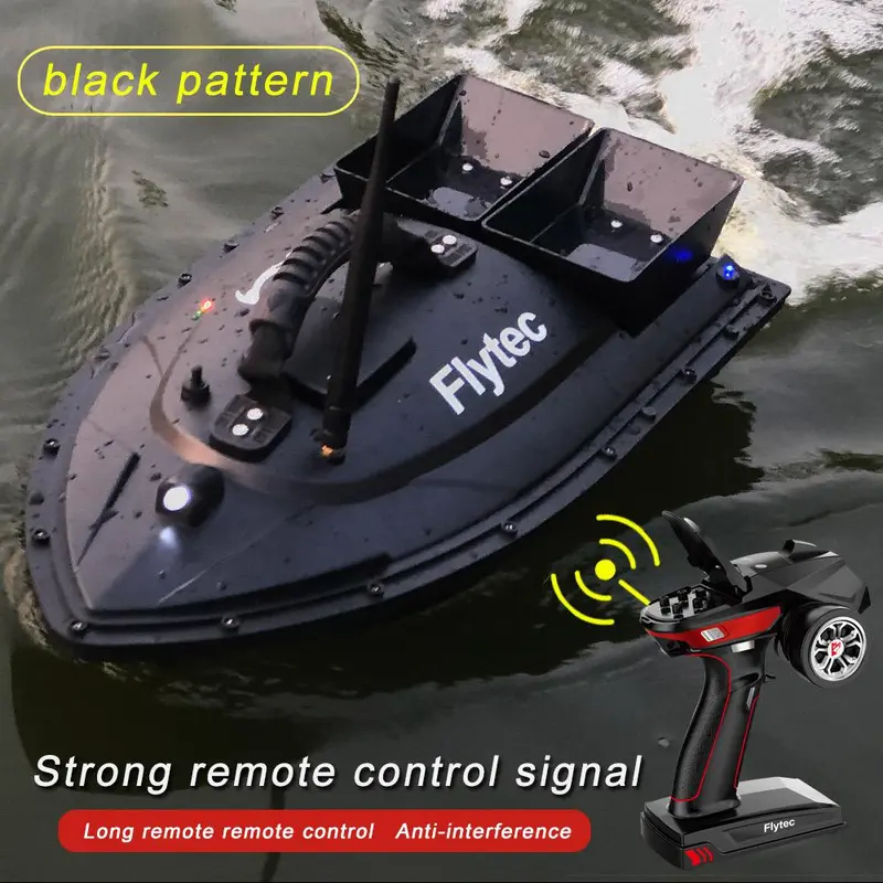Flytec V500 Fishing Bait Rc Boat 500M Remote Fish Finder Double Motor 2 - 24 Hours Rc Boat Outdoor Toy With Transmitter 1