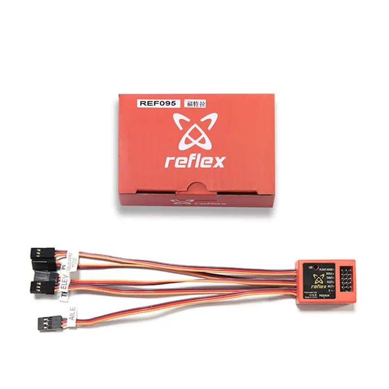 Fms Reflex Gyro System Flight Controller For 1220Mm Ranger/1200Mm Super Ez V4/1700Mm Pa-18/850Mm Flash/800Mm T-28 V2 1