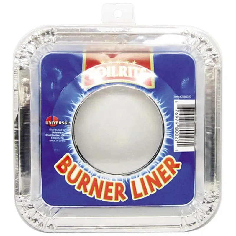 Foilrite 8Pcs Stove Burner Liner (Universal) 1
