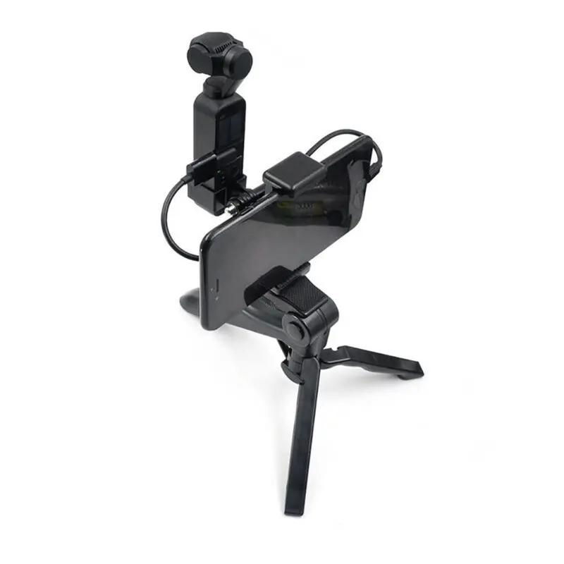 Foldable Holder Handle Tripod Clip Grip 1/4 Adapter Mount Bracket For Dji Osmo Pocket Handheld Gimbal Camera Accessories 1