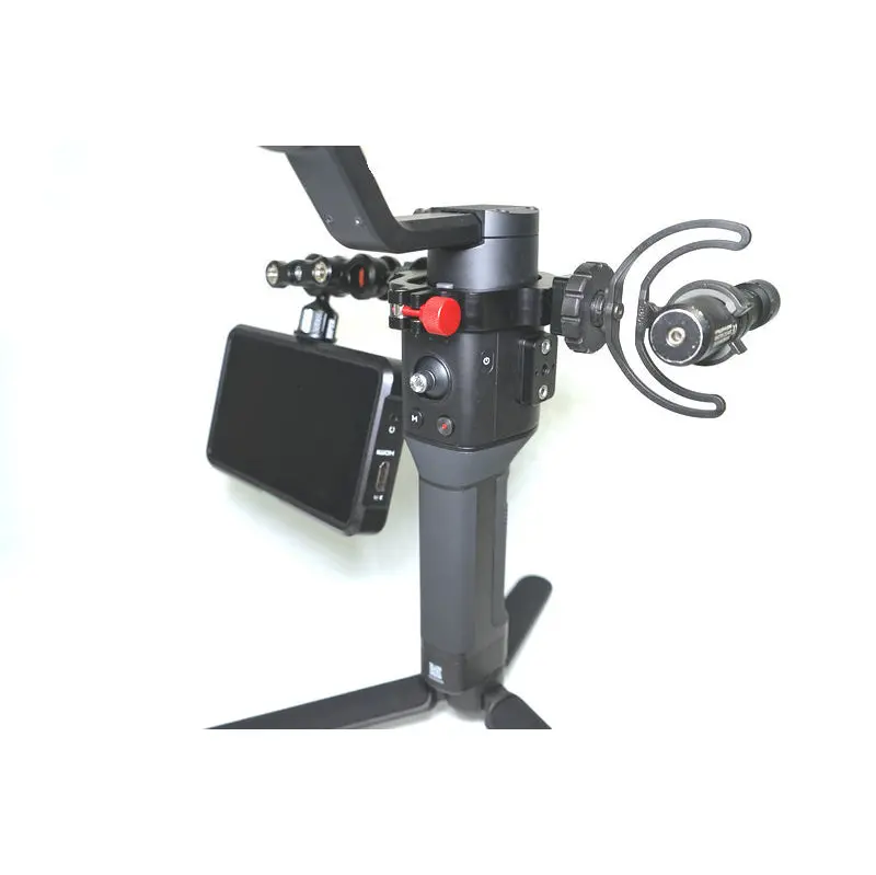 For Dji Ronin Sc Gimbal Expansion Mounting Ring Adapter 1/4 3/8 Inch Rod Extension Clamp Bracket For Led Microphone Monitor Accessories 1