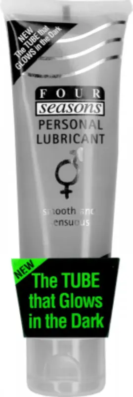 Four Seasons Glow N Dark Lube Tube 100Ml. 1
