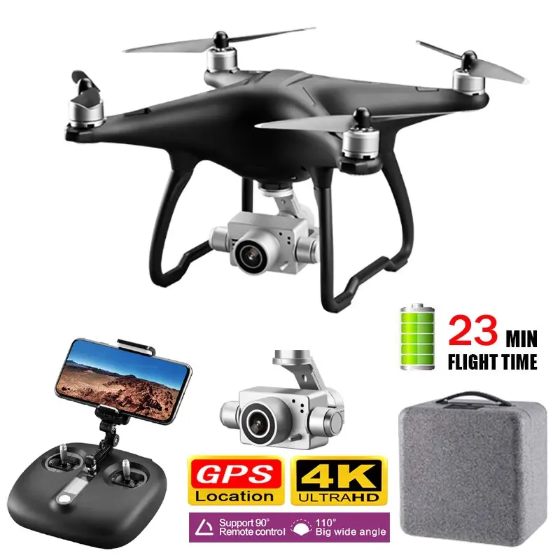 Fpv Drone Gps 4K Professional Brushless Rc Quadcopter 5G Follow Me Selfie Quadrocopter Adjustable Camera Drone Vs Ex4 Flymax X6 1