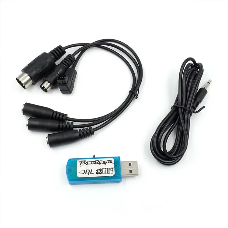 Fpv Racer Flight Simulator With Otg Cable For Flysky Esky Radiolink Futaba Frsky X9d Qx7 1