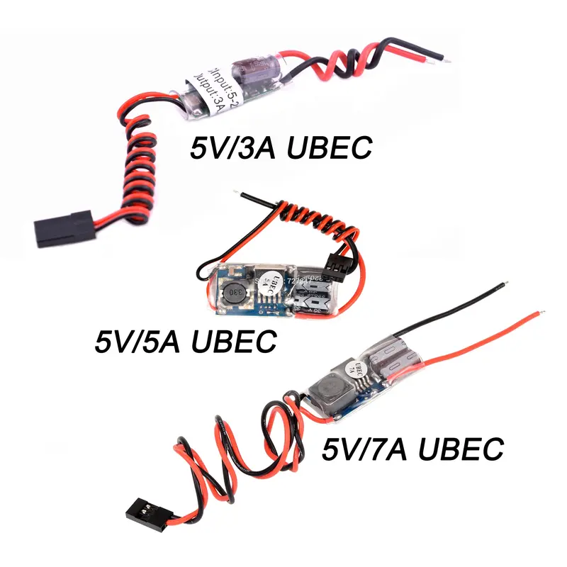 Fpv Rc Ubec Bec 5V 3A 5A 7A 5V/3A/5A/7A Lowest Rf Noise Bec Full Shielding Antijamming Switching Regulator 1
