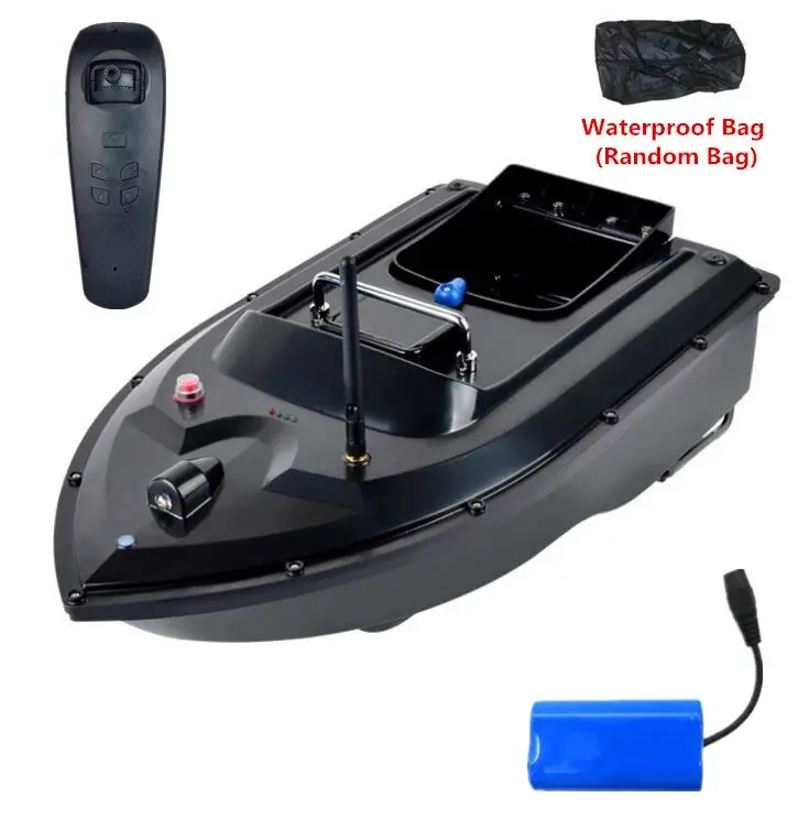 Free Bag Auto Rc Remote Control Fishing Bait Boat Toy 180Mins 500M Long Rc Distacne Double Motor Fish Finder Ship Boat Speedboat 2