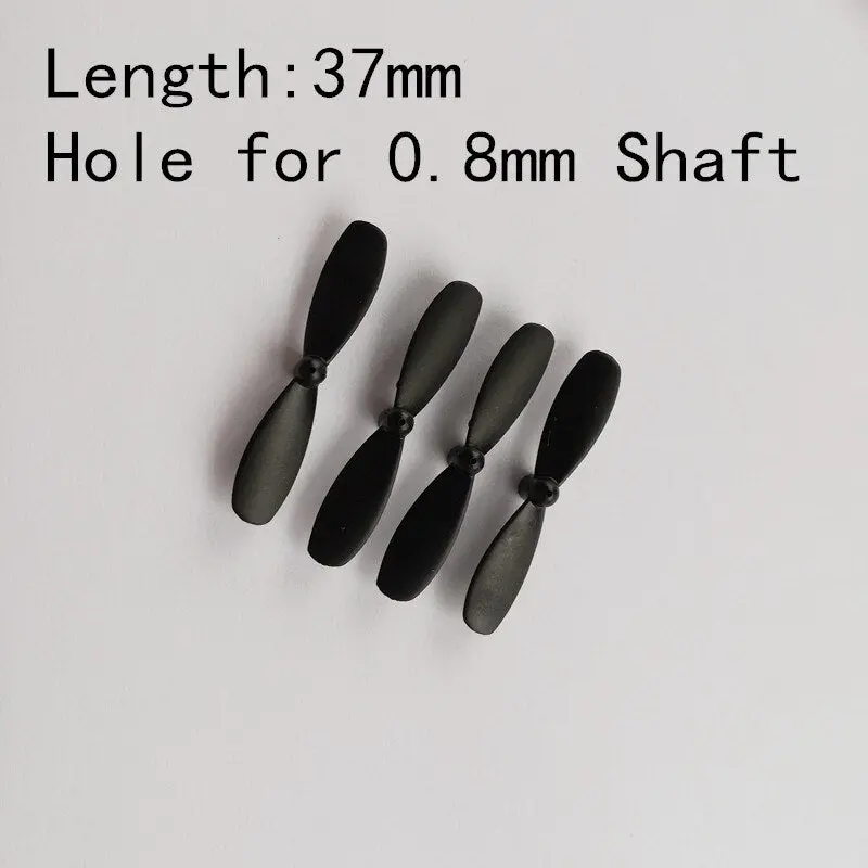Free Shipping 3.7Cm 37Mm For 0.8Mm Motor Shaft Cw Ccw A B Props Fan Blades Wind Leaf Spare Parts Quadcopter Drone Spare Parts 1