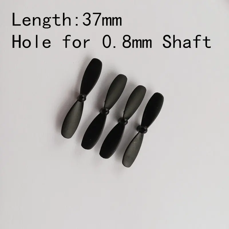 Free Shipping 4Pcs 3.7Cm 4Cm 4.2Cm 0.8Mm Hole Propellers For H49 Sol Mini Rc Drone Spare Parts Blade Props H49wh Accessories 1