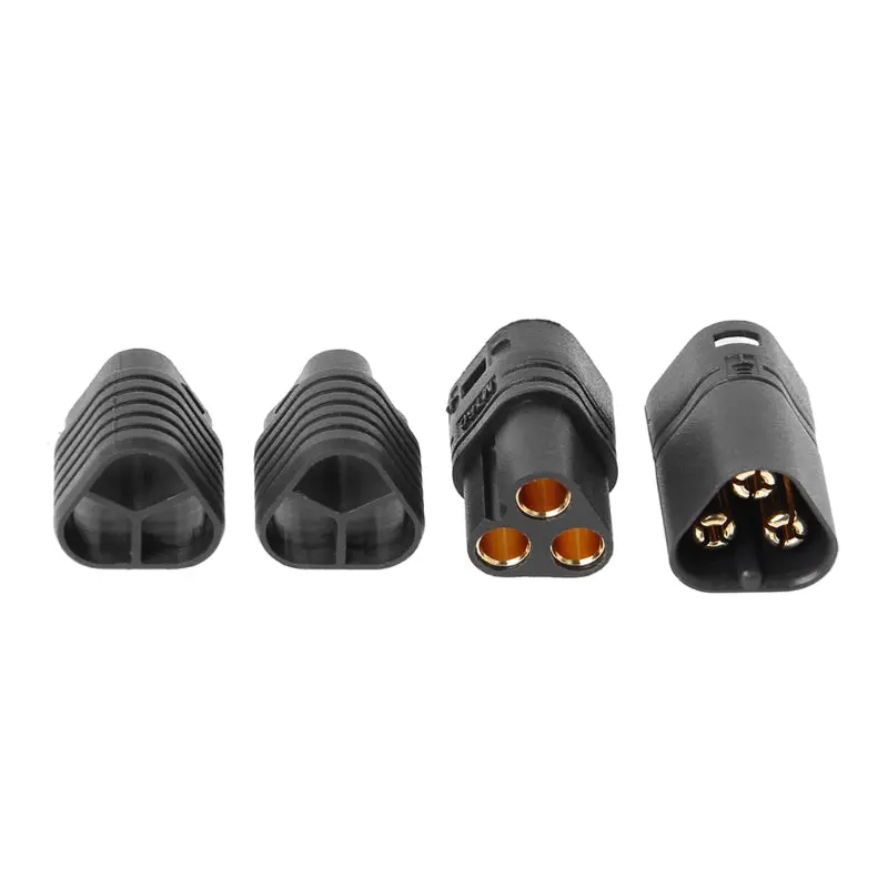 Free Shipping 5 Pairs Mt60 3.5Mm 3 Pole Bullet Connector Plug Male & Female For Rc Esc To Motor 2