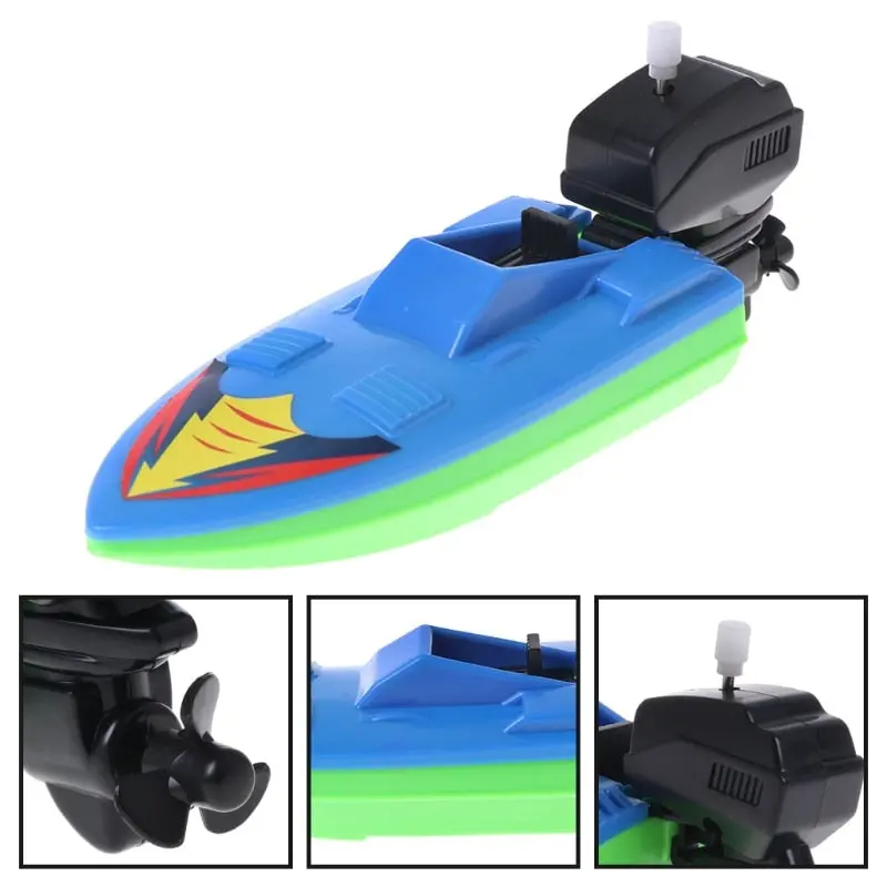 Free Shipping Toy Boat Kid Wind Up Clockwork Boat Ship Toys Toy Play Water Ferry 1