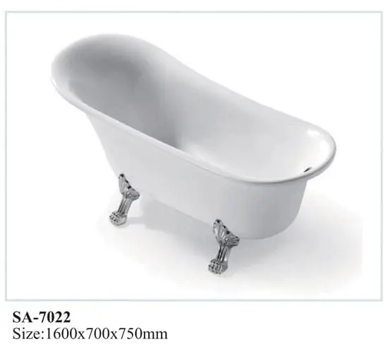 Freestanding White Bathtub Sa-7022 1