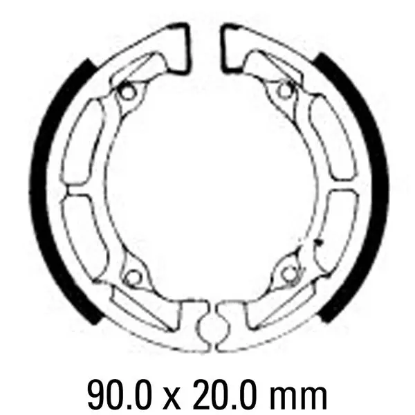 Frerodo Fsb726 Brake Shoes 1