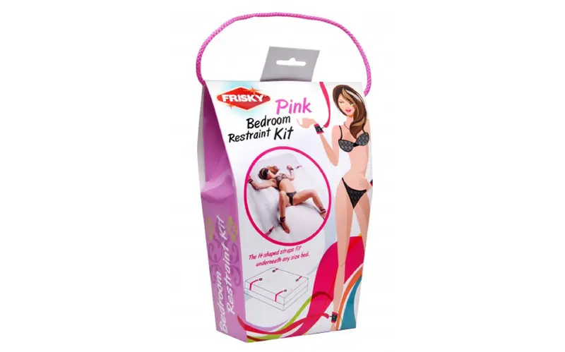 Frisky Bedroom Restraint Kit Pink. 1