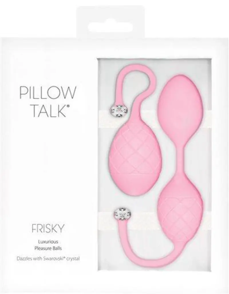 Frisky Pink Kegel Balls. 1