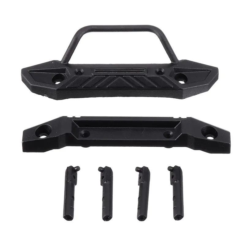 Front+Rear Bumper Protector For Rgt 136240 V2 1/24 Rc Car Vehicle Rc Rock Crawler Off-Road Parts 1