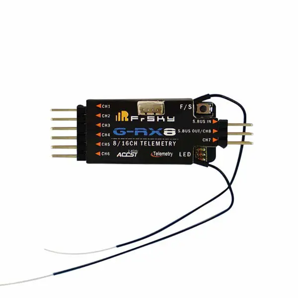 Frsky G-Rx8 2.4Ghz 8/16Ch Non-Pins Accst Telemetry Receiver Integrate With Variometer Sensor 1
