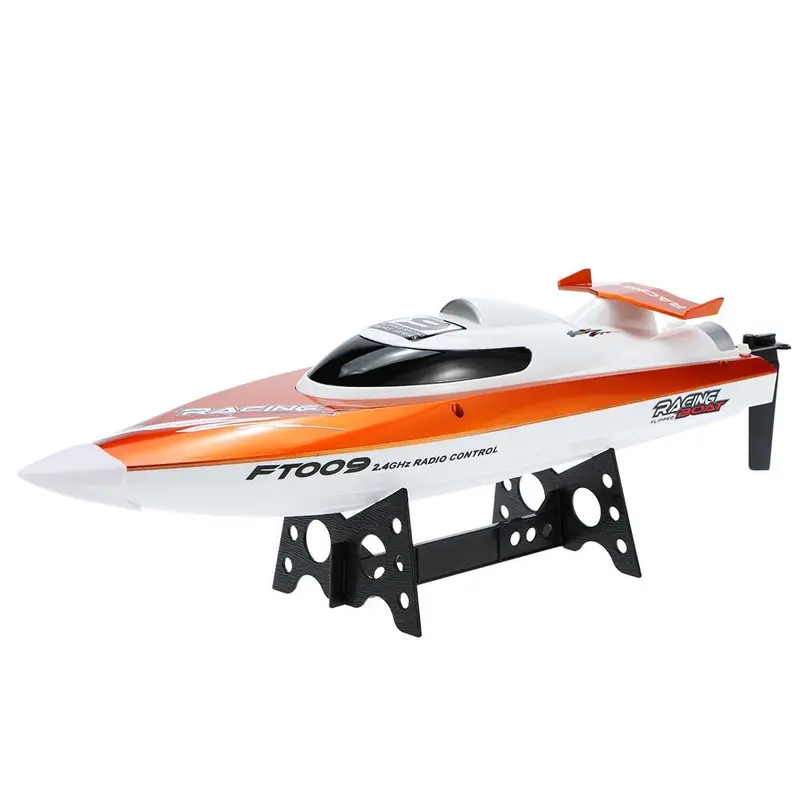 Ft009 2.4G 4Ch Water Cooling System Self-Righting 30Km/H High Speed 360 Degree Flips Racing Rc Boat 1