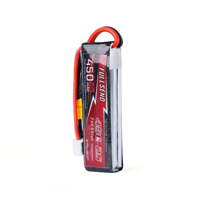 Fullsend 7.6V 2S 450Mah Hv 45C Lipo Battery Xt30 Plug For Rc Drone Fpv Racing 1