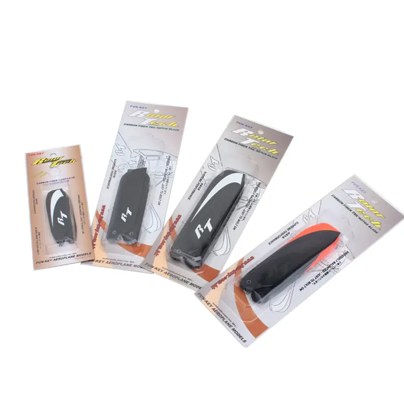 Fun-Key Fk Rt 57/63/72/85/92/95/106/116Mm Carbon Fiber Tail Blade For Rc Helicopter 1