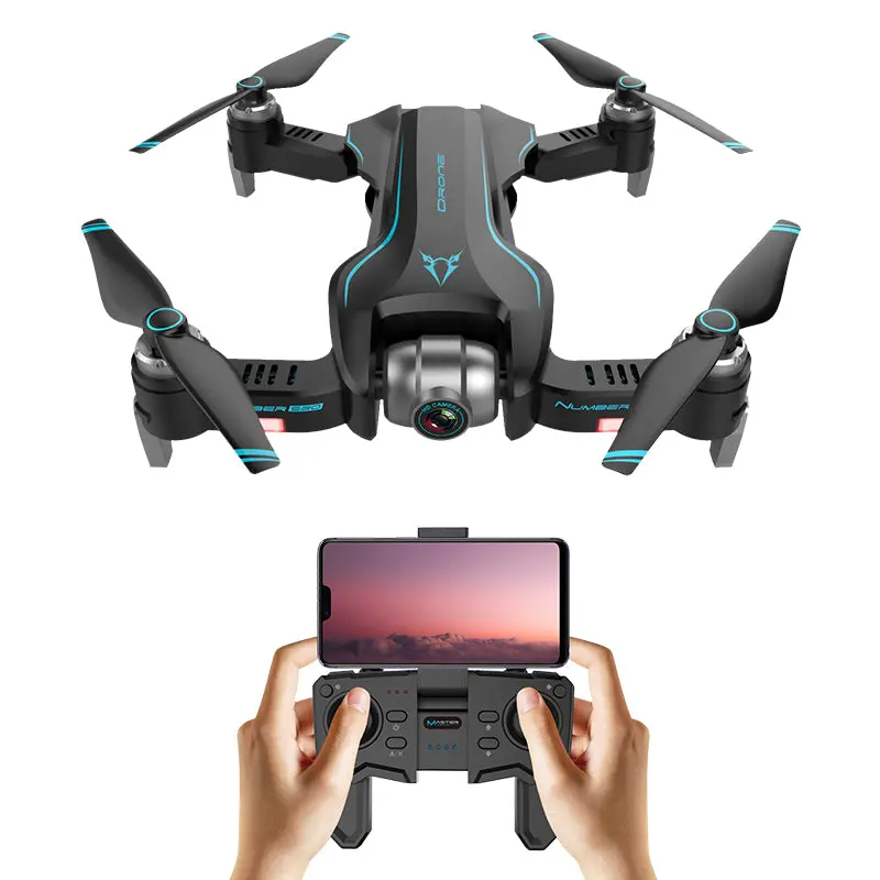 Funsky S20 Wifi Fpv With 4K/1080P Hd Camera 18 Mins Flight Time Intelligent Foldable Rc Drone Quadcopter 1